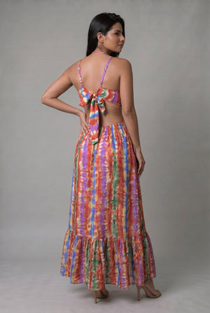 Vestido Boho Multicolor - Seleno Shop