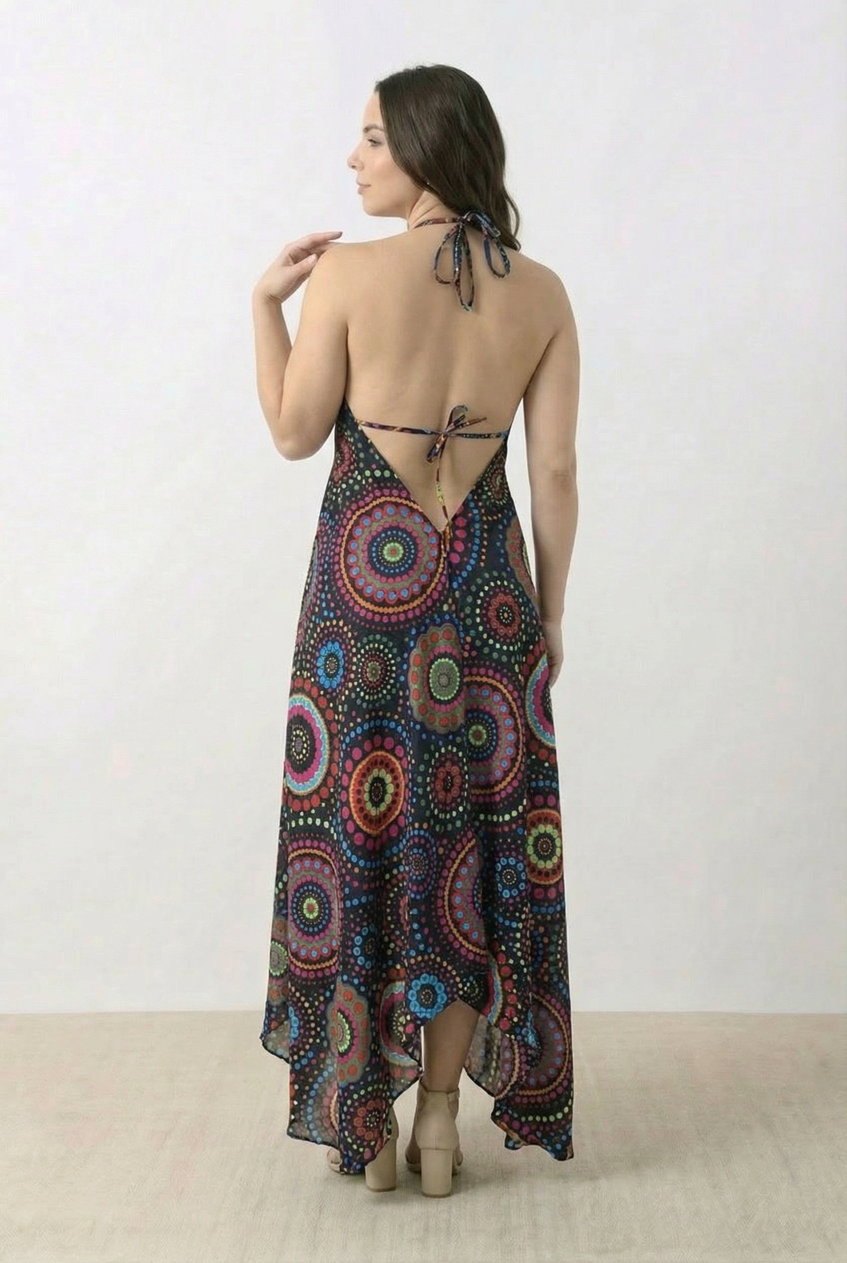 Vestido Boho Rayon - Seleno Shop