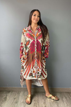 Vestido Camisero Fénix - Seleno Shop