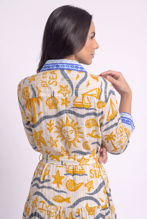Vestido Camisero Sol y Mar - Seleno Shop