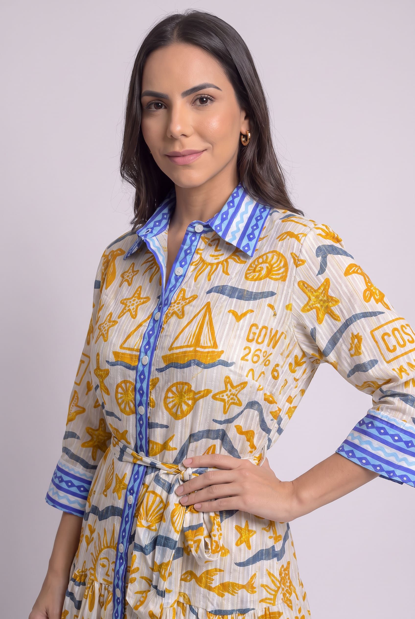 Vestido Camisero Sol y Mar - Seleno Shop