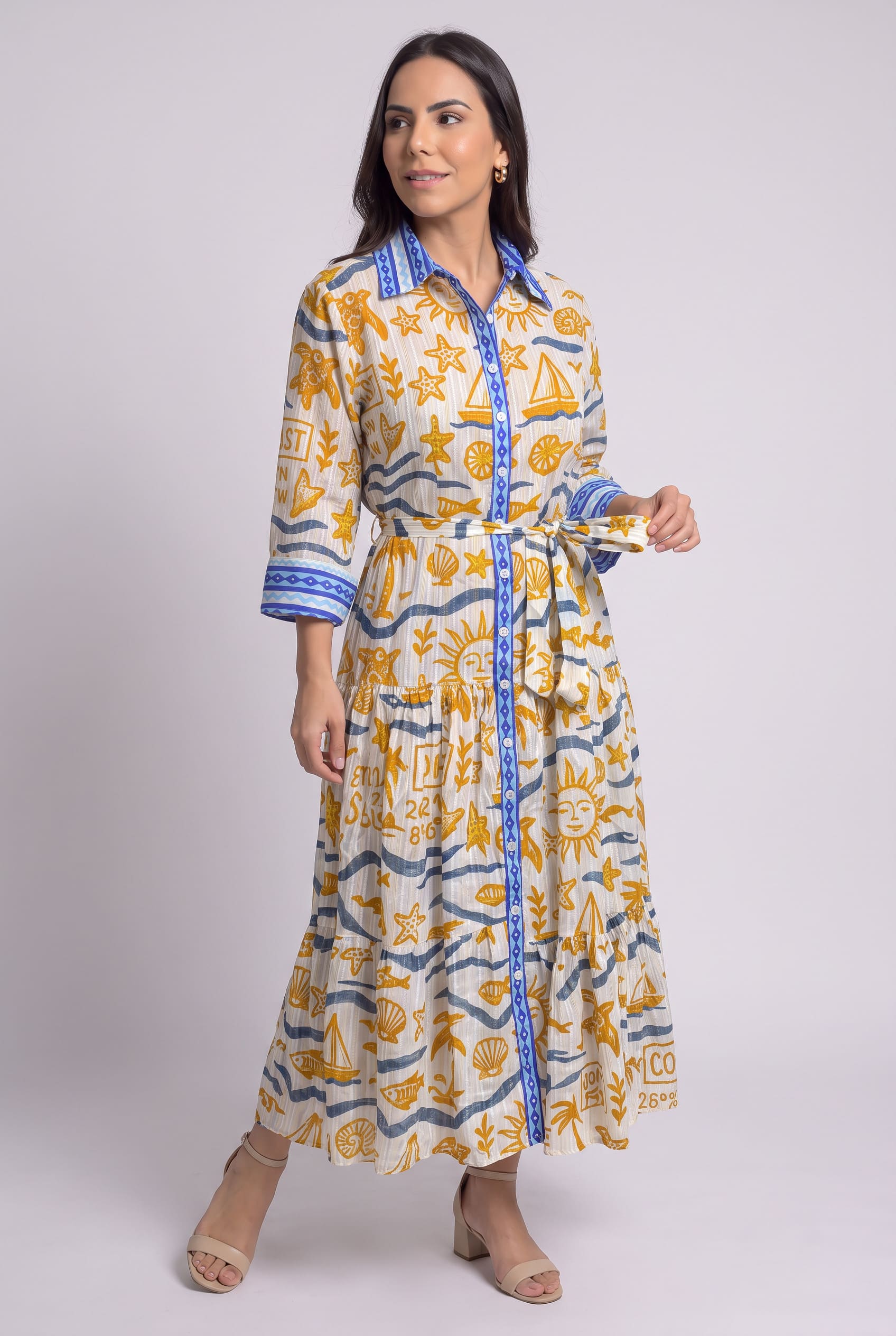 Vestido Camisero Sol y Mar - Seleno Shop