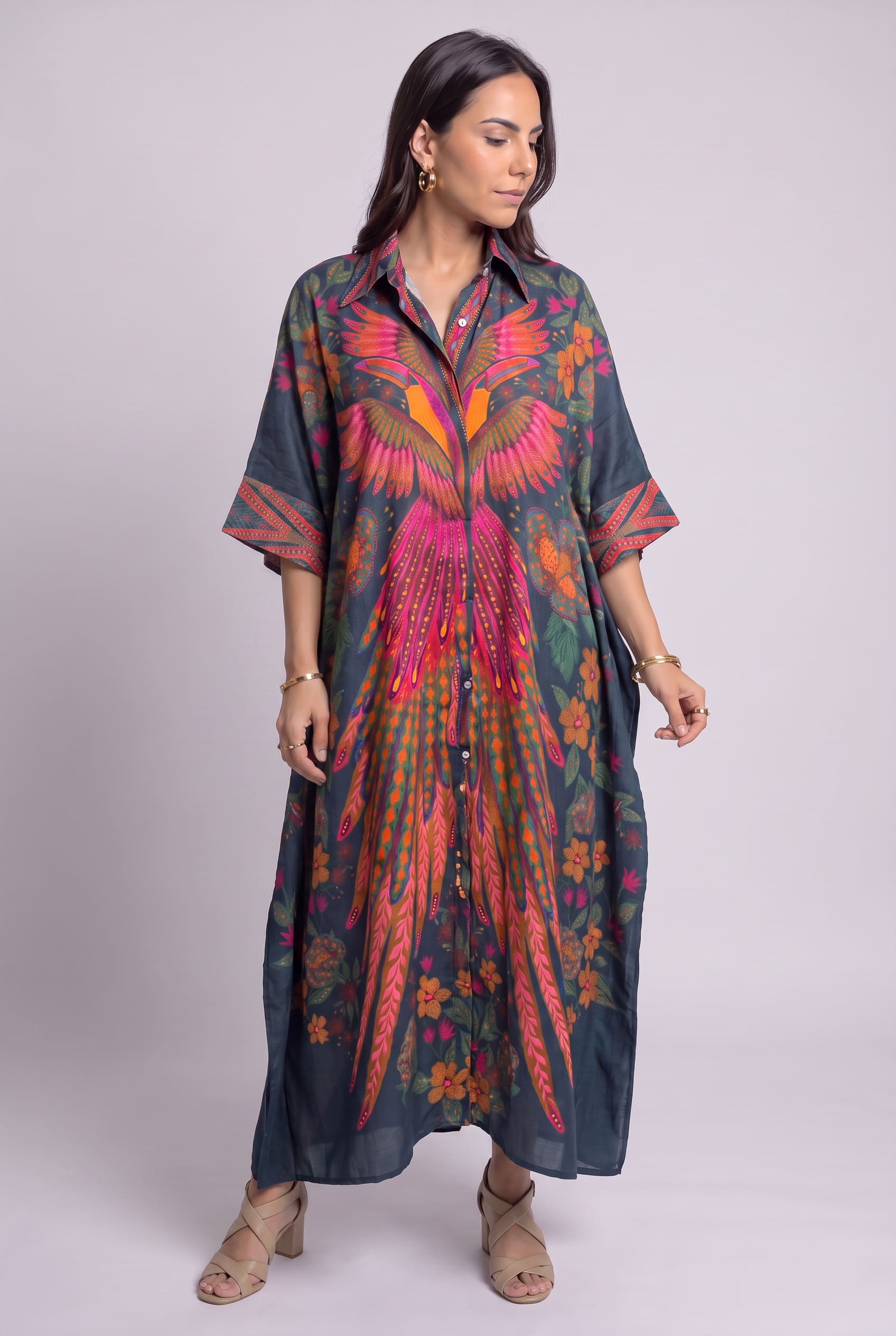 Vestido Camisero Toucan - Seleno Shop