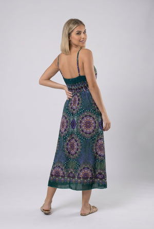 Vestido Eclipse Verde - Seleno Shop