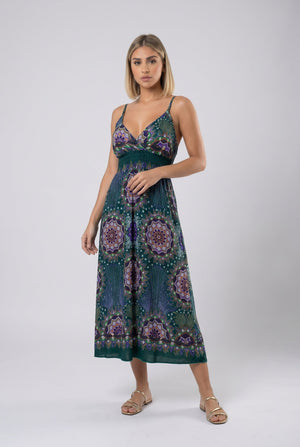 Vestido Eclipse Verde - Seleno Shop