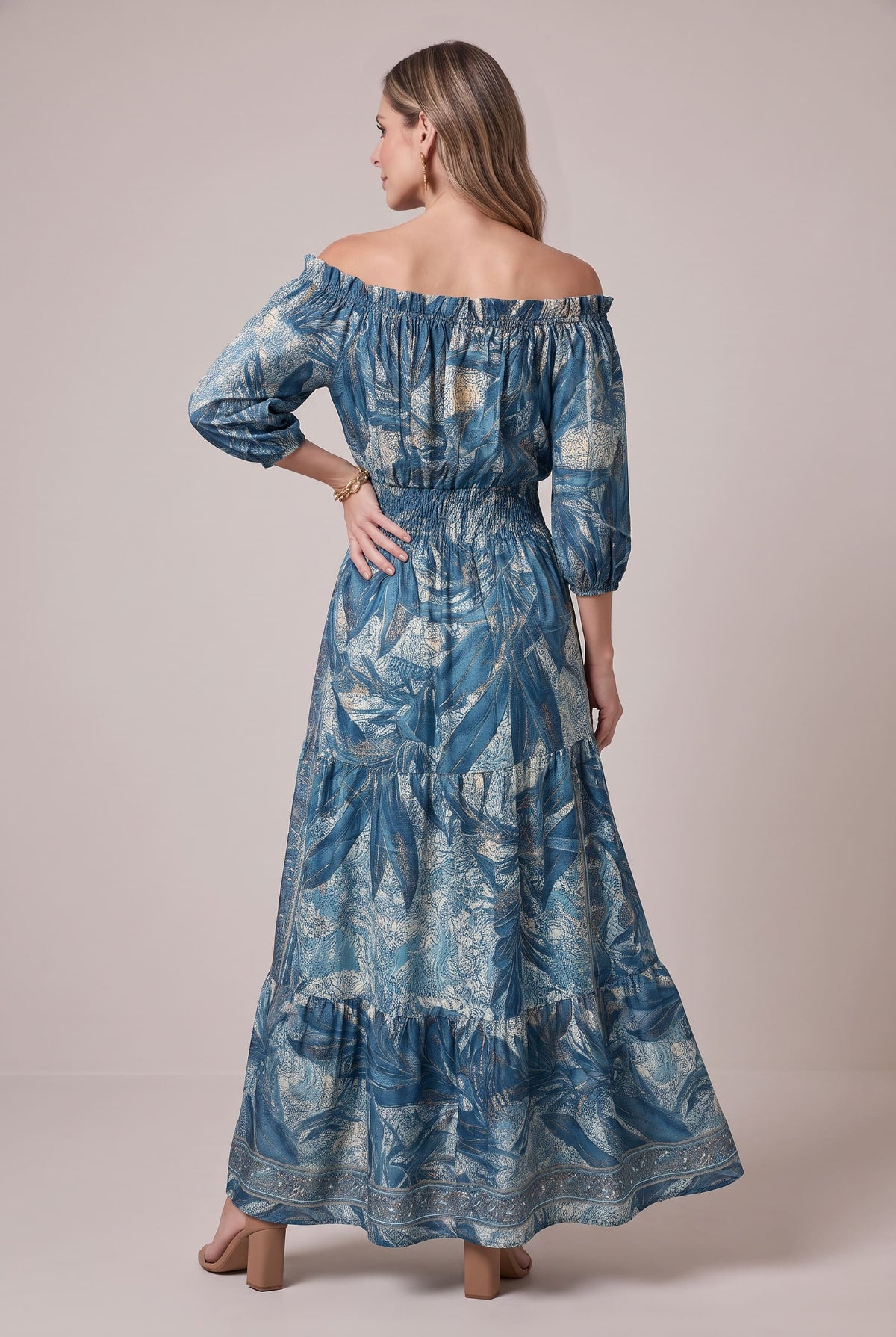 Vestido Jungla Azul - Seleno Shop
