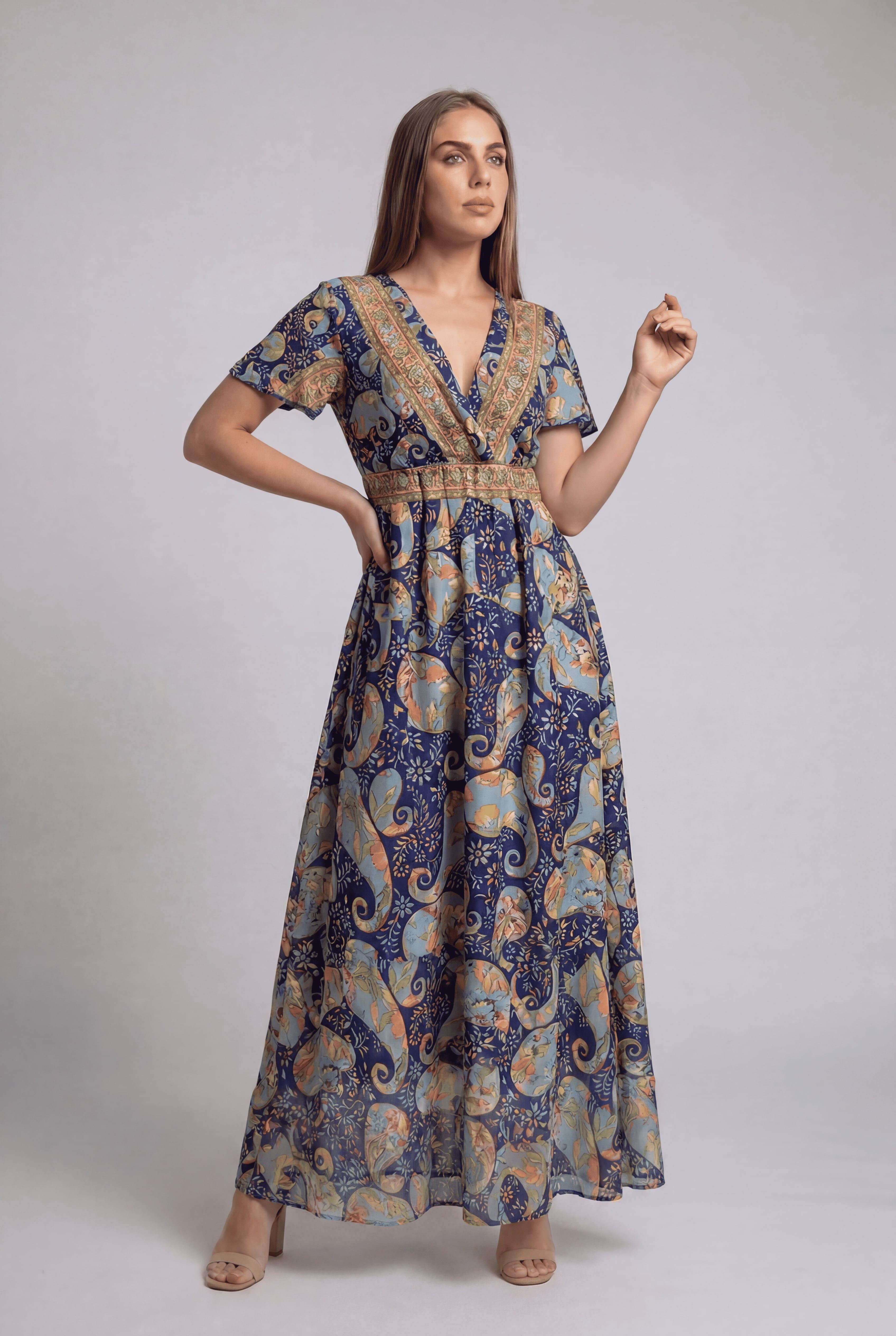 Vestido Kaftan - Seleno Shop
