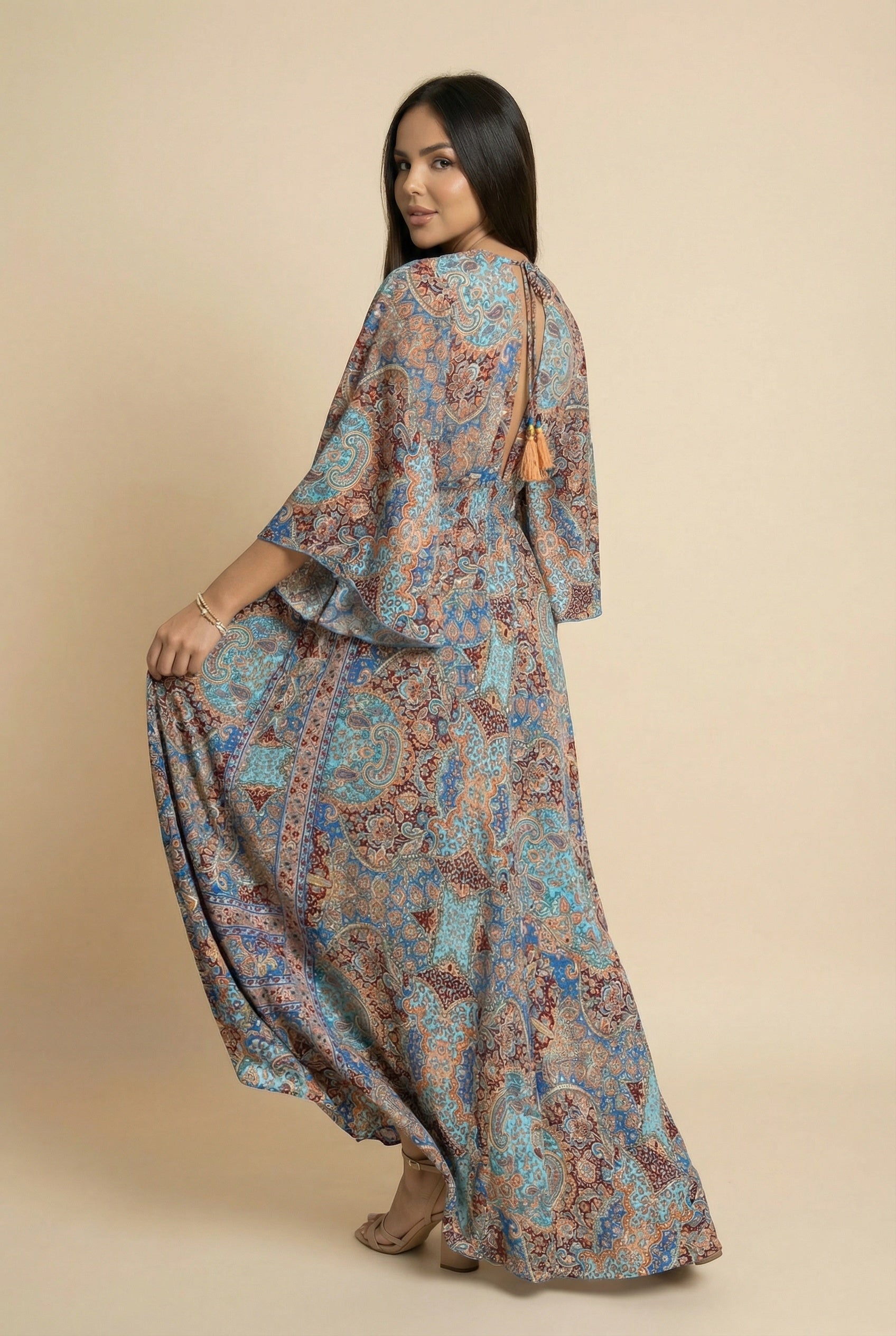 Vestido Kaftan - Seleno Shop