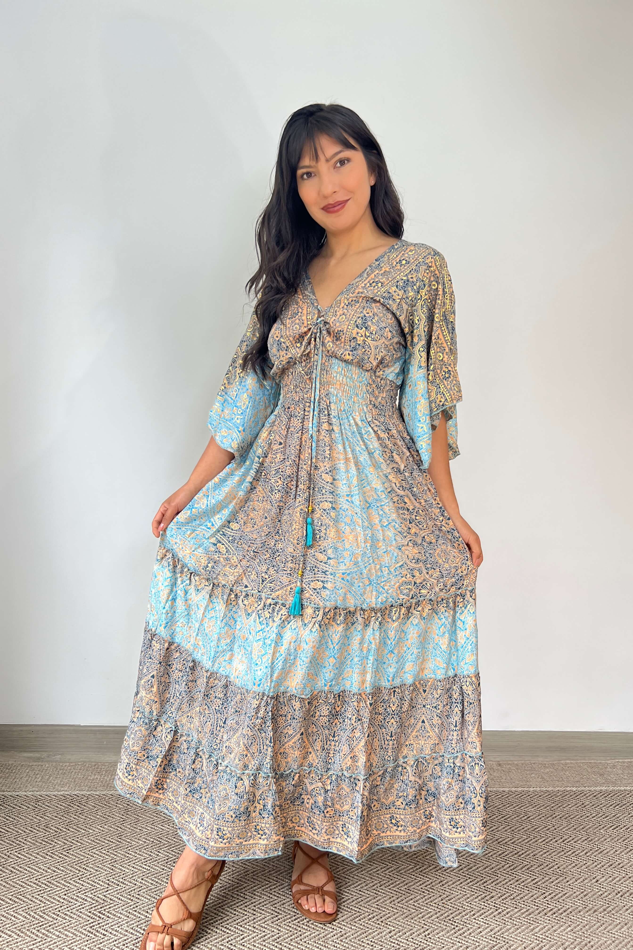 Vestido Kaftan - Seleno Shop