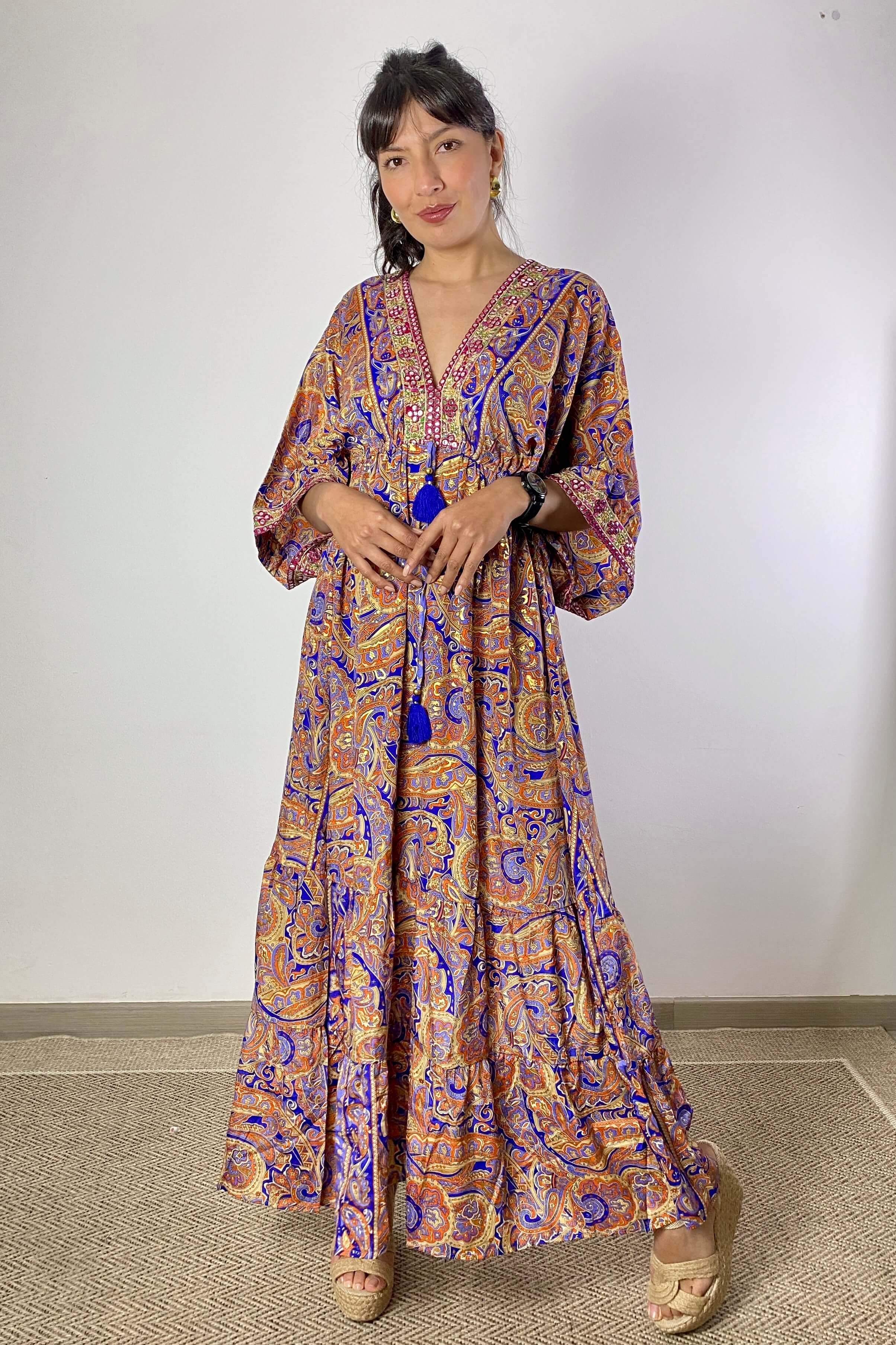Vestido Kaftan - Seleno Shop