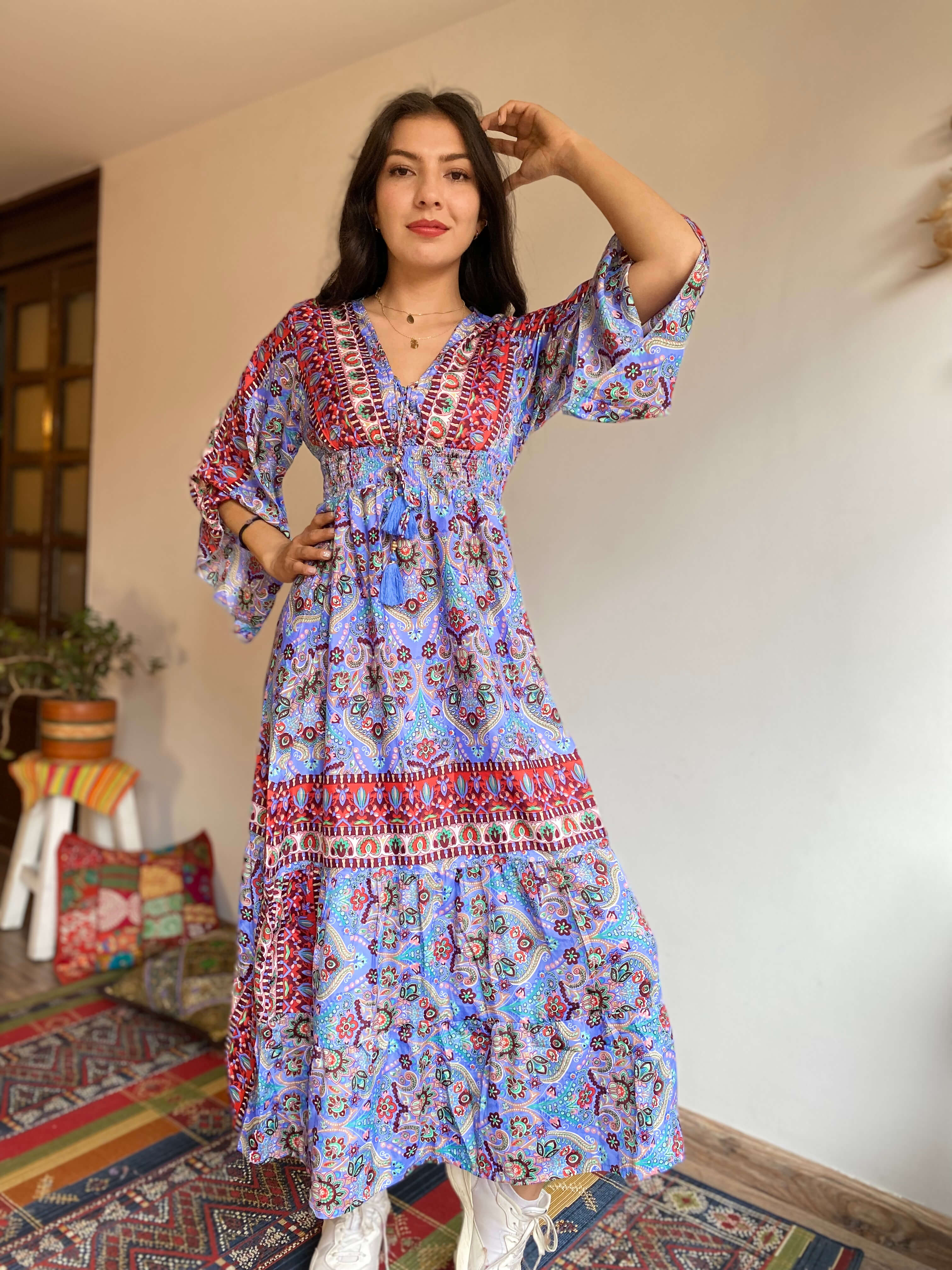 Vestido Kaftan - Seleno Shop