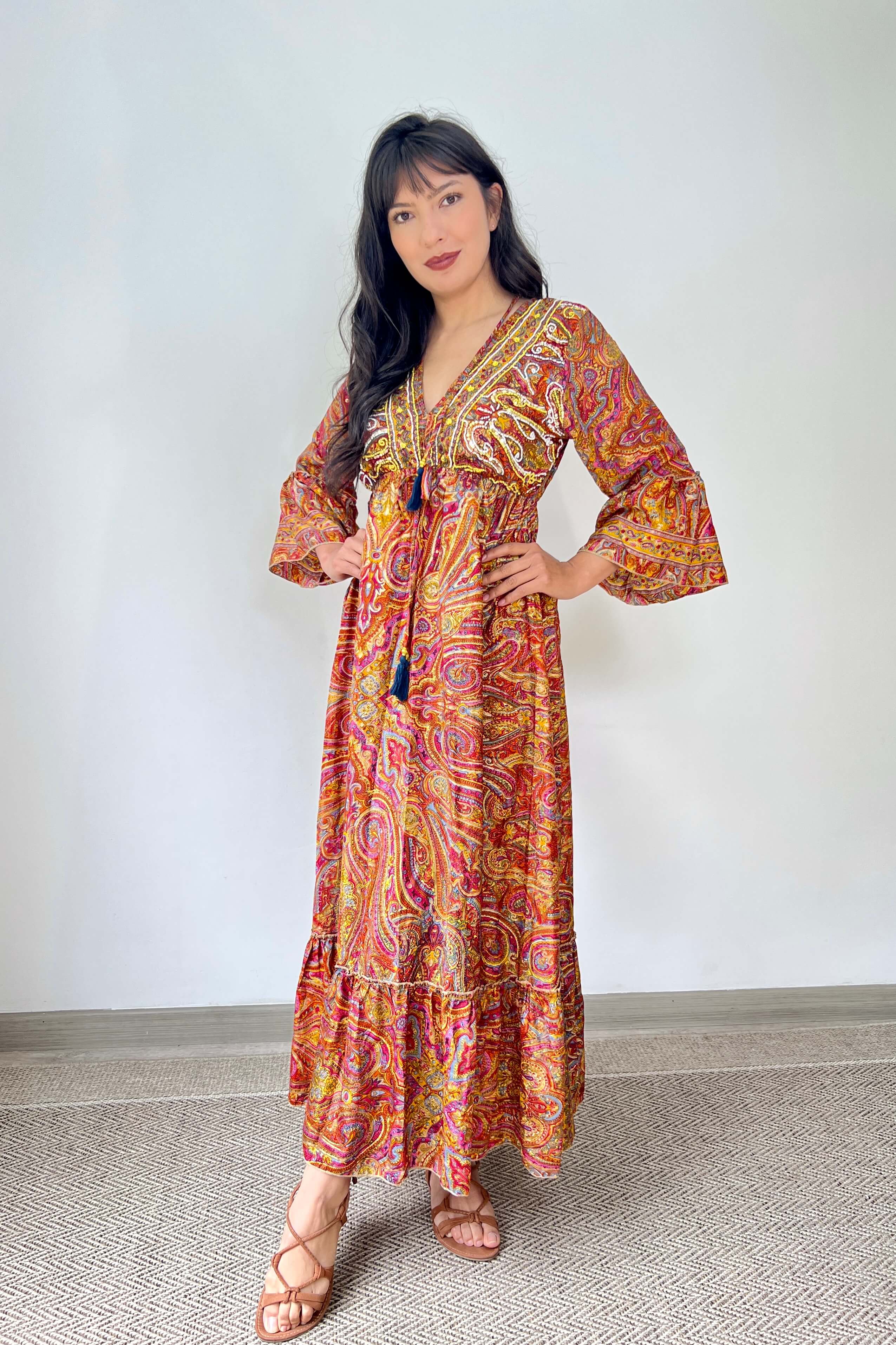 Vestido Kaftan - Seleno Shop