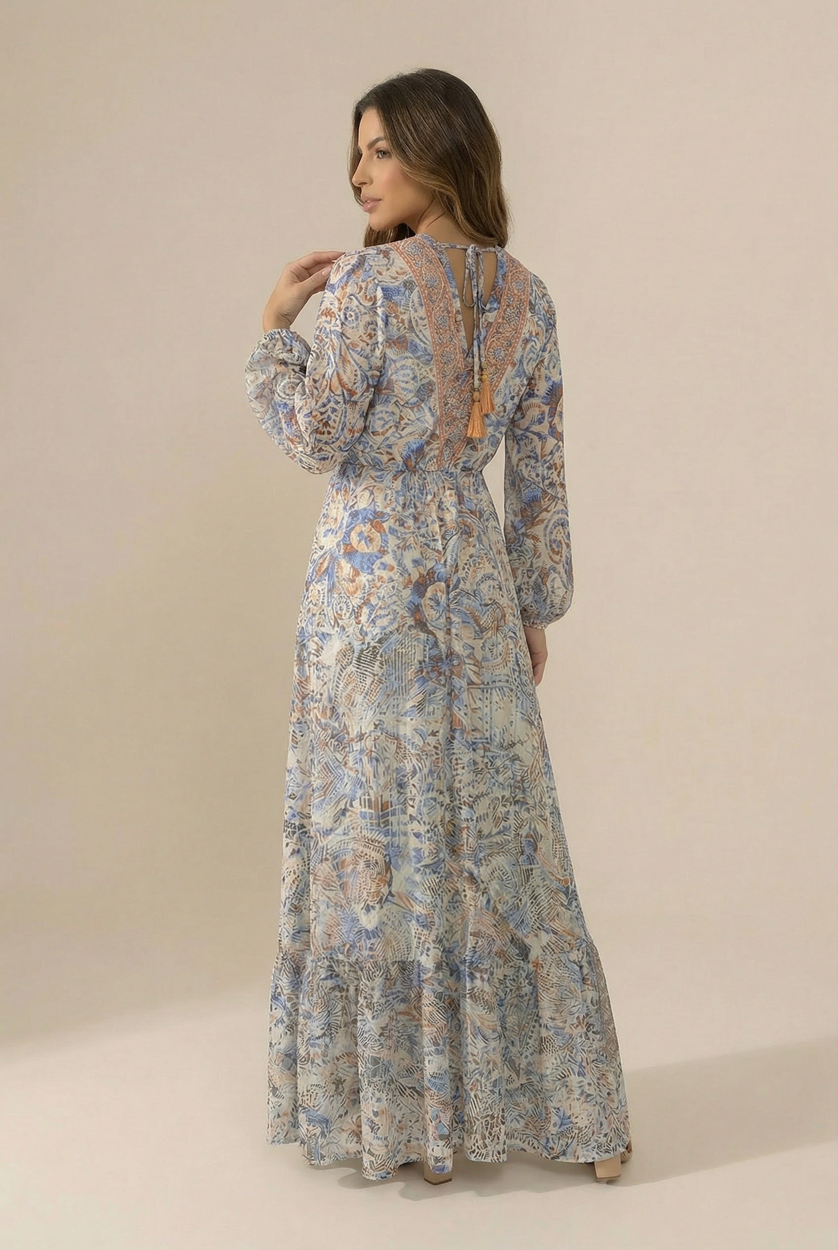 Vestido Kaftan - Seleno Shop