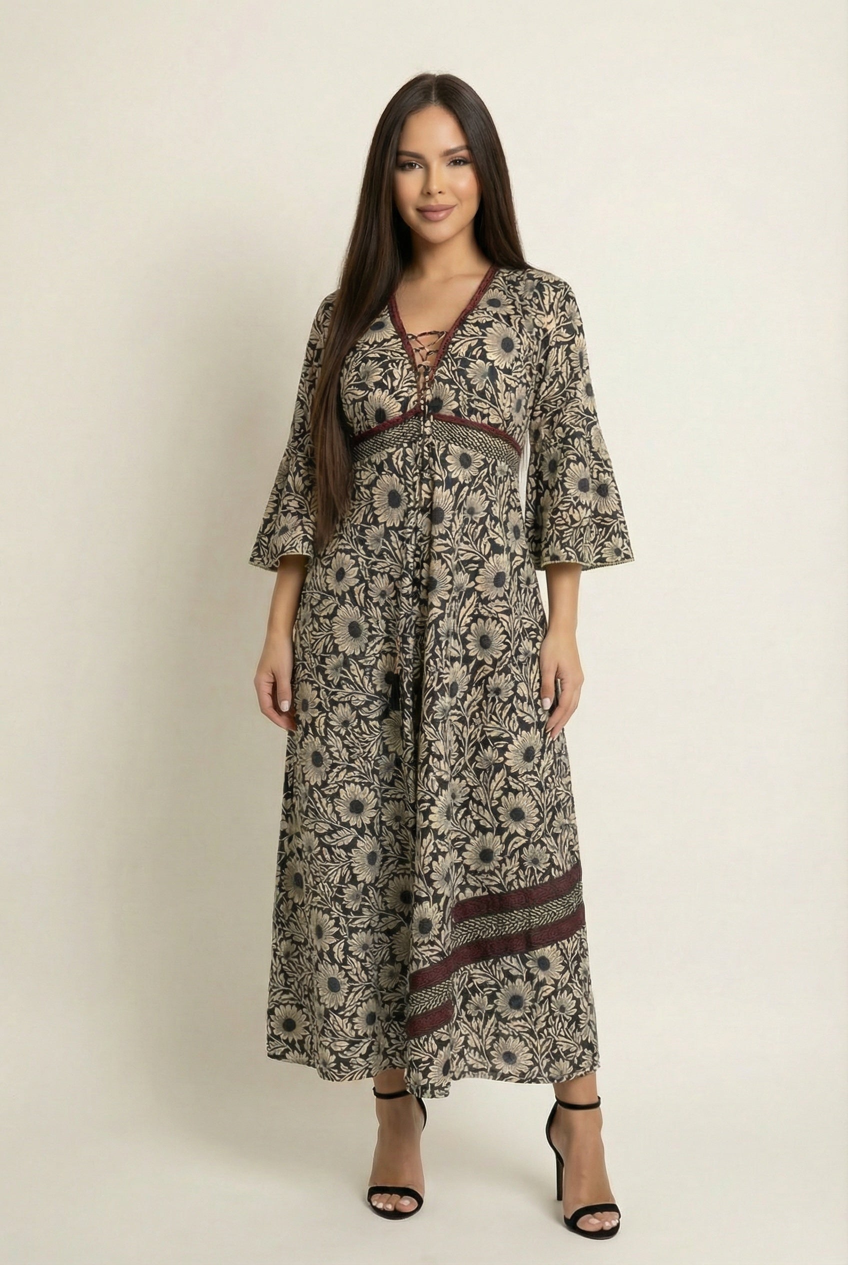 Vestido Kaftan - Seleno Shop