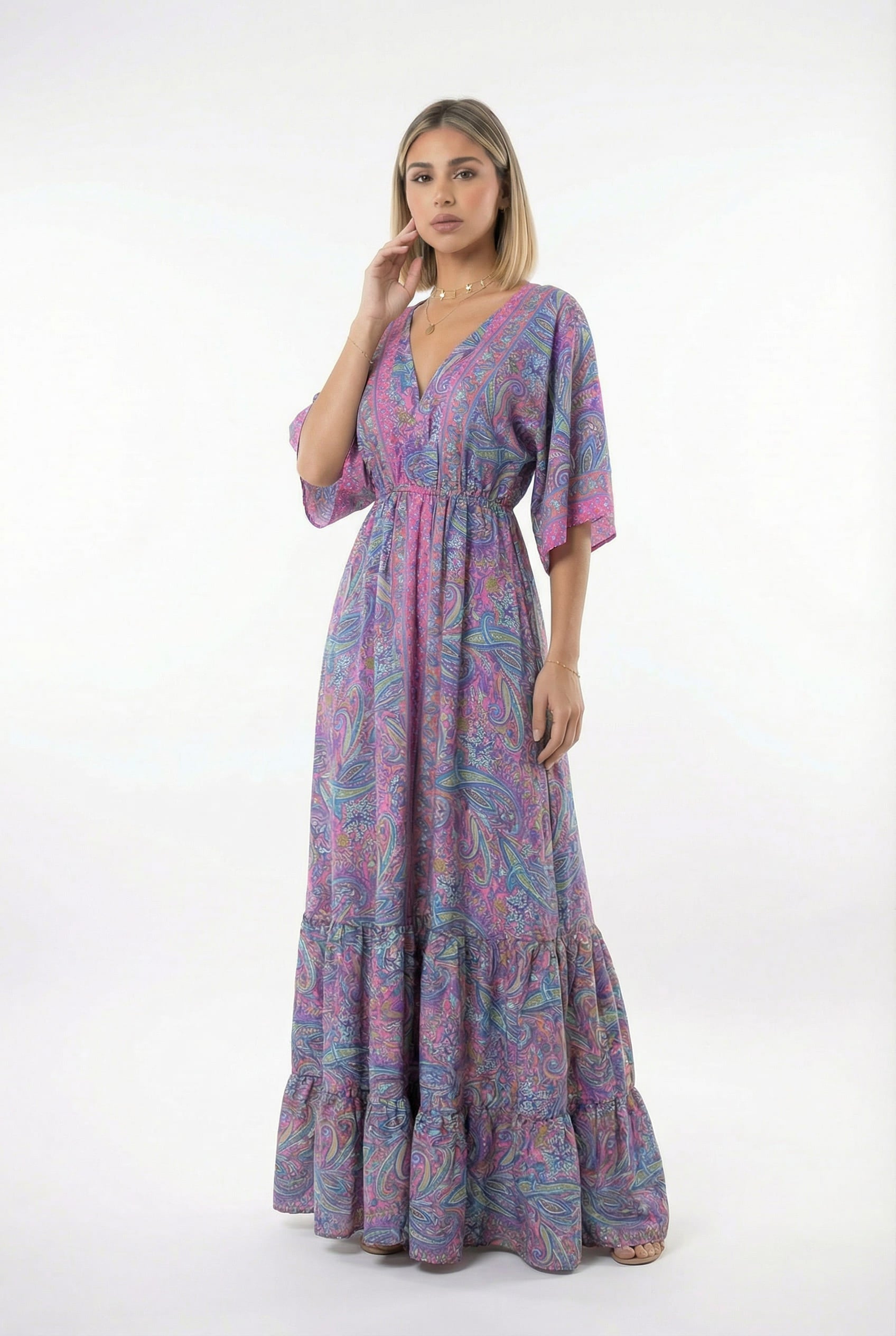 Vestido Kaftan - Seleno Shop