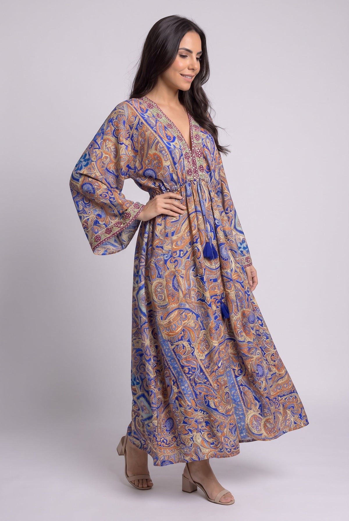 Vestido Kaftan - Seleno Shop