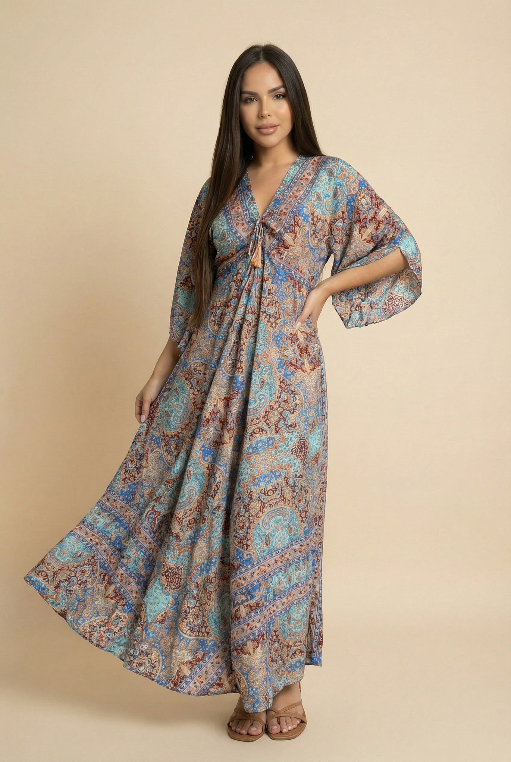 Vestido Kaftan - Seleno Shop