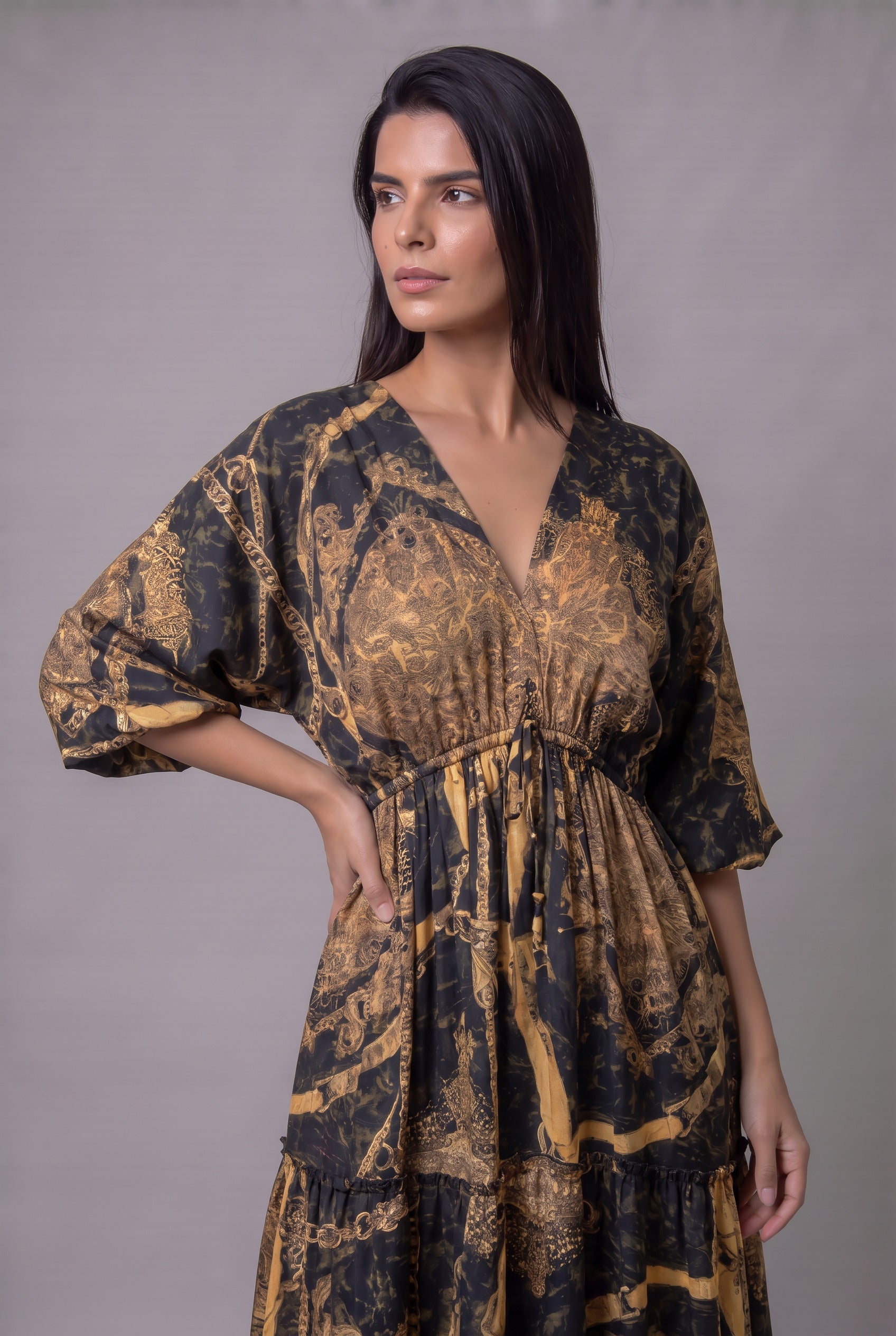 Vestido Kaftan Imperial - Seleno Shop