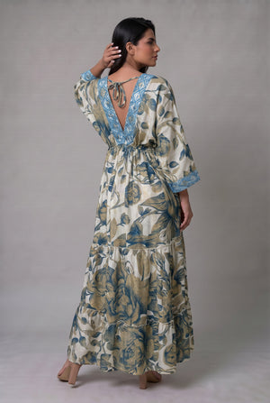 Vestido Kaftán Oasis - Seleno Shop