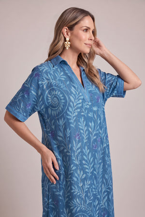 Vestido Maxi Brisa Azul - Seleno Shop