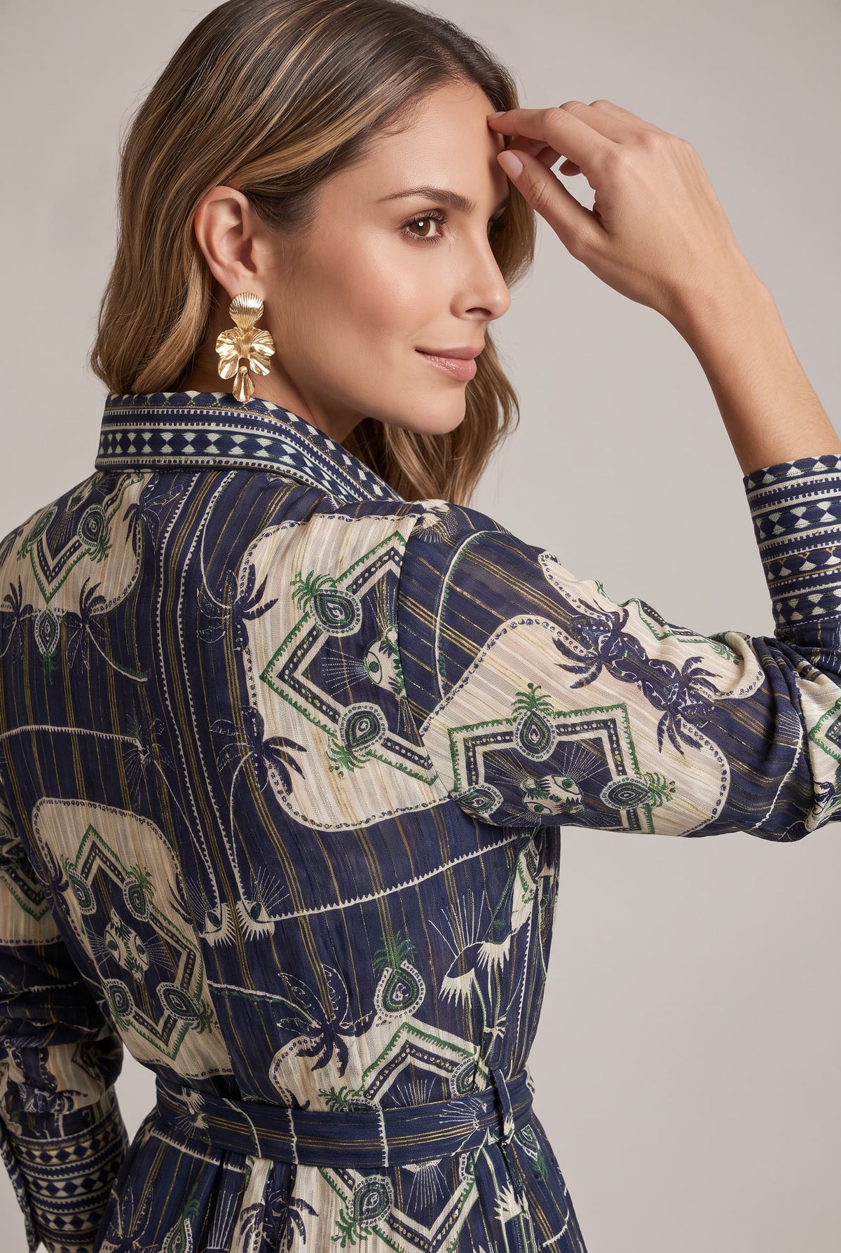 Vestido Mosaico Verde - Seleno Shop