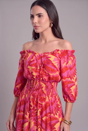 Vestido Verano Rosa - Seleno Shop